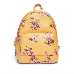 Guess Yellow Floral Backpack